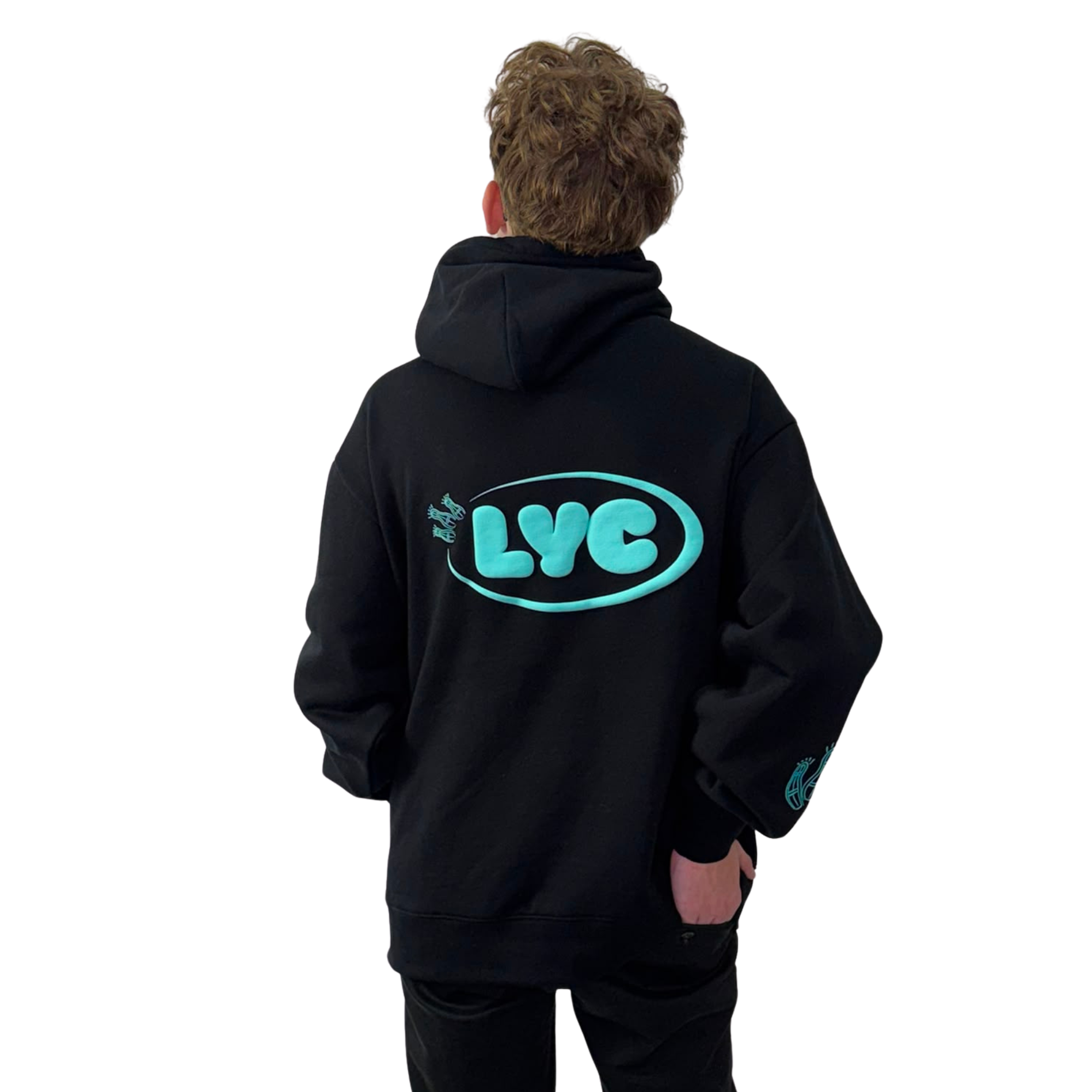 LYC Puff Hoodie - Black