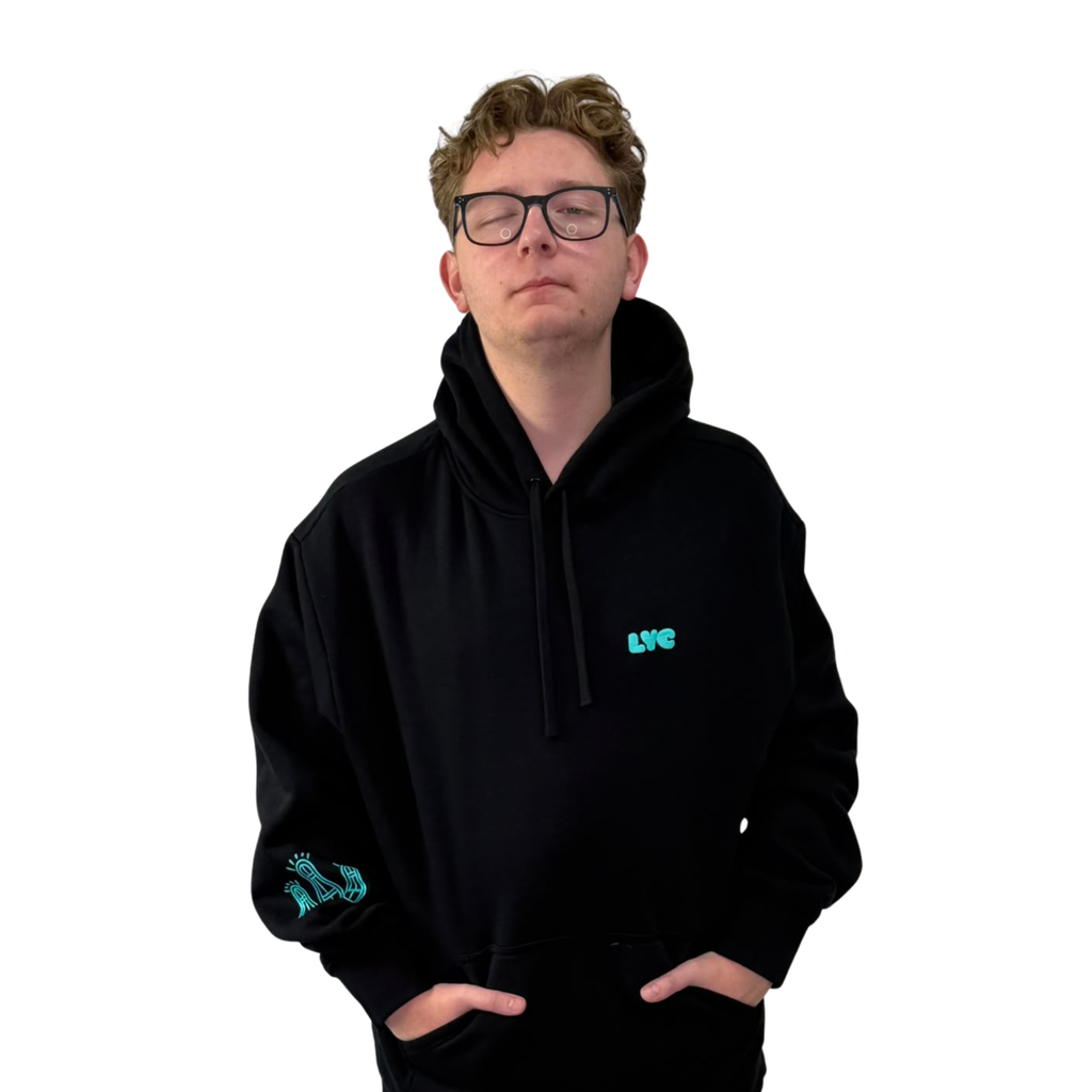 LYC Puff Hoodie - Black