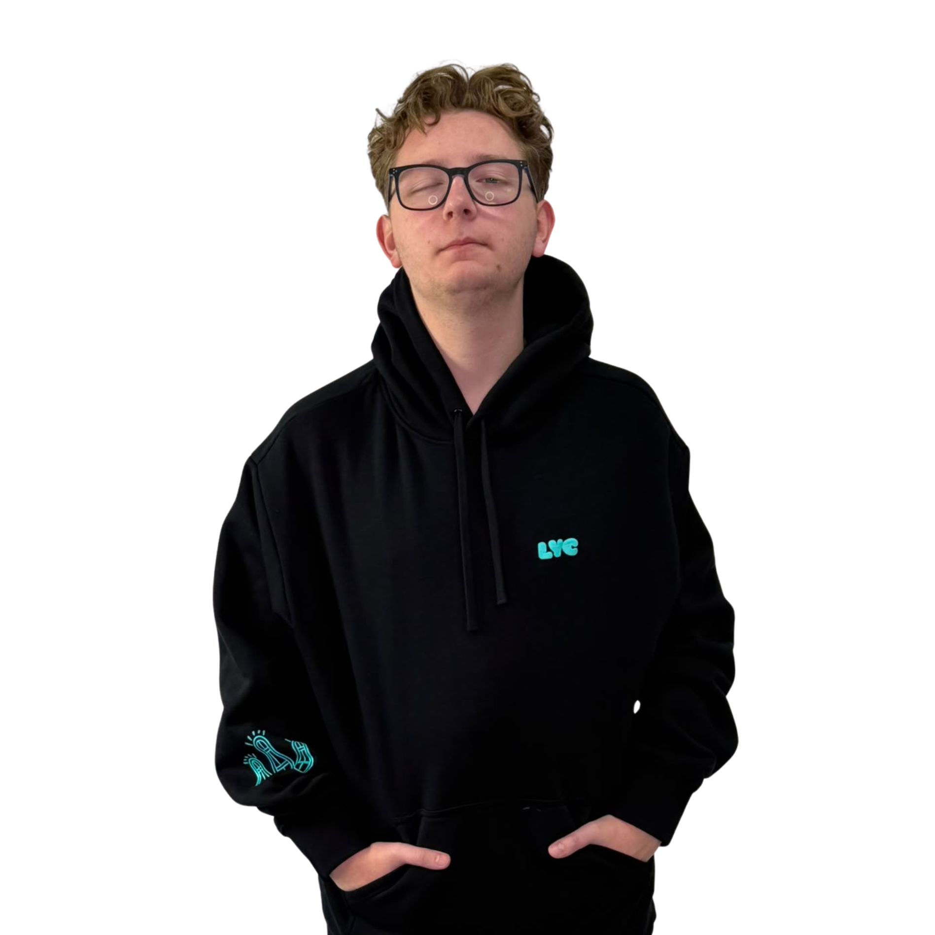 LYC Puff Hoodie - Black