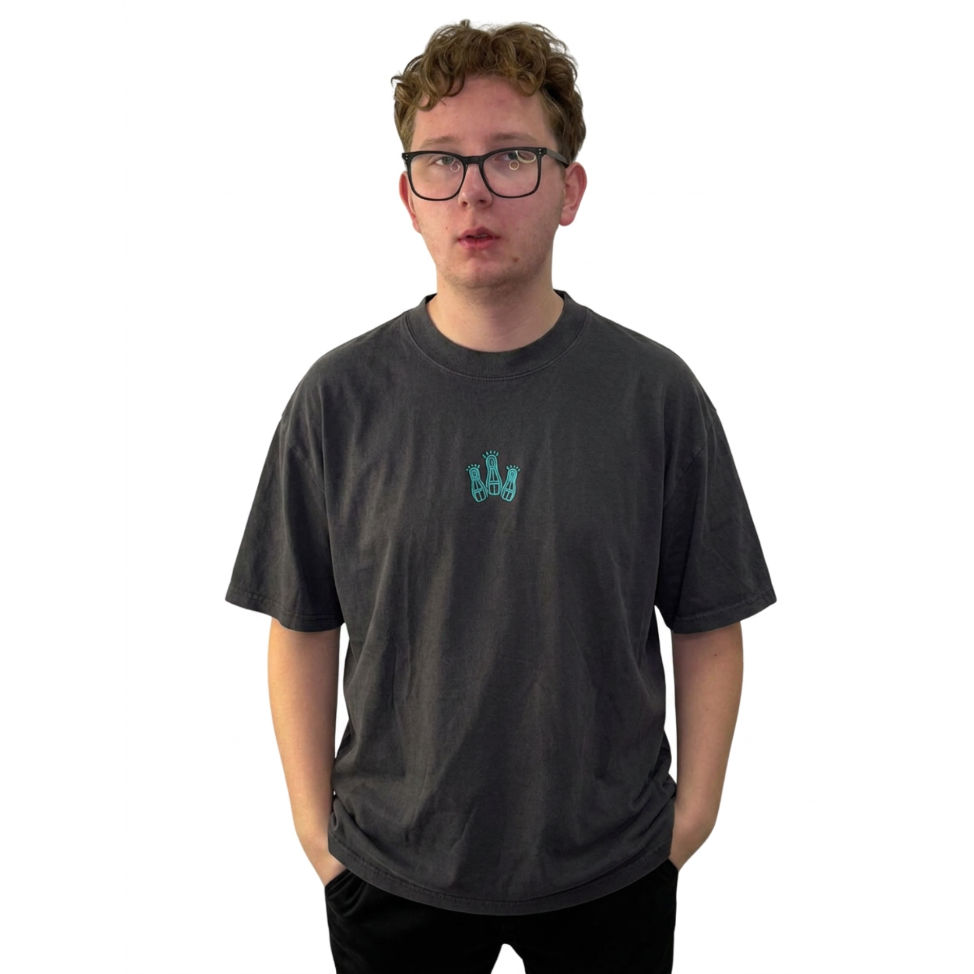 LYC Puff Tee - Faded Black