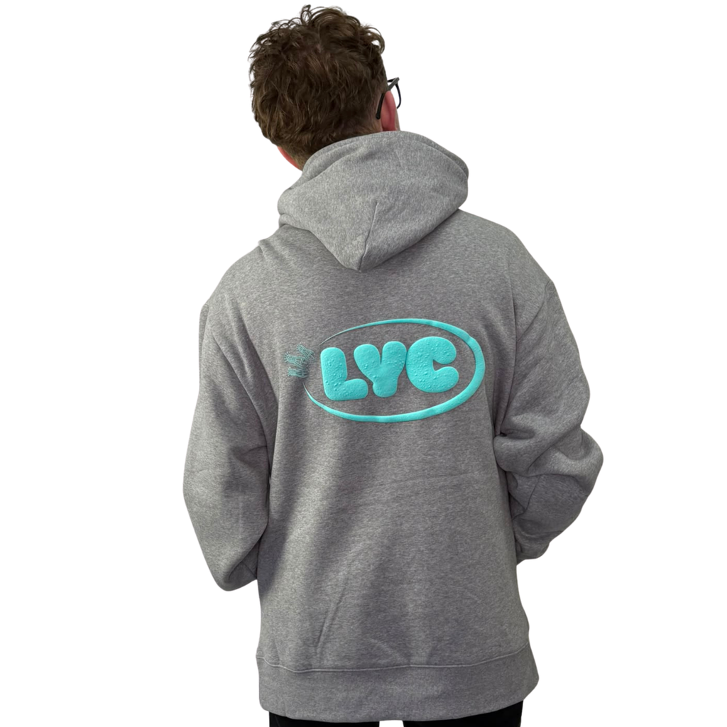 LYC Puff Hoodie - Grey Marle
