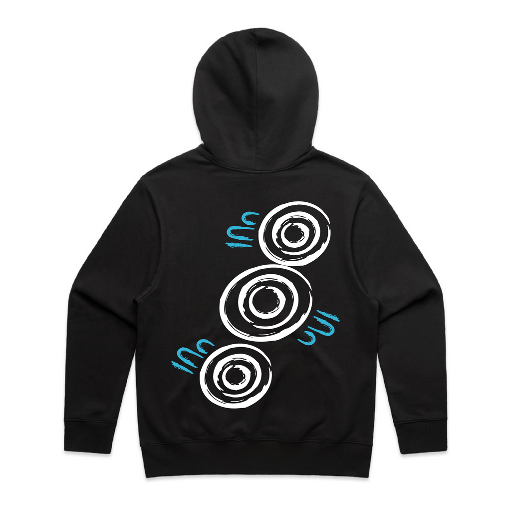 Wa-Nganjin Hoodie - Black