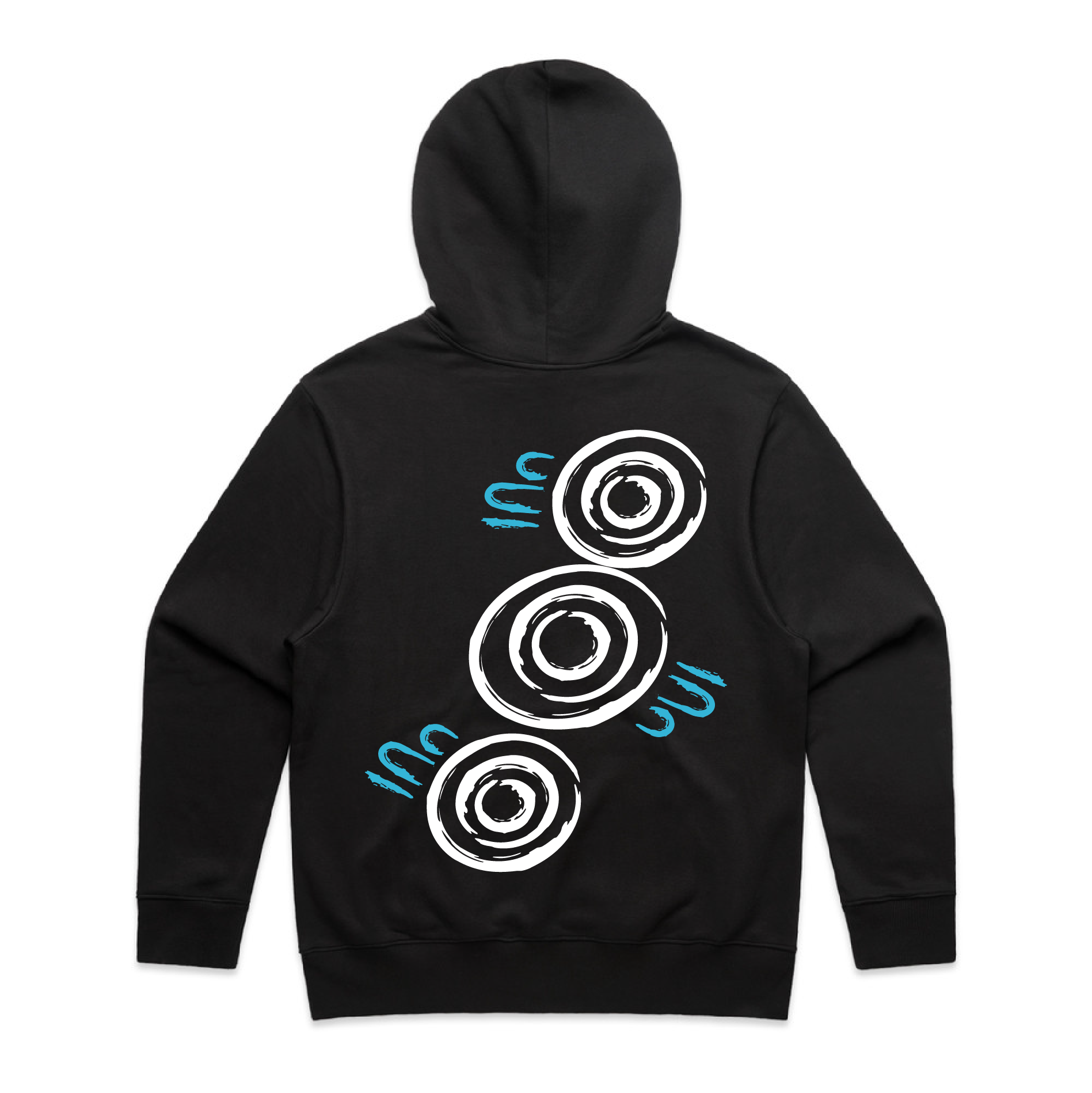 Wa-Nganjin Hoodie - Black