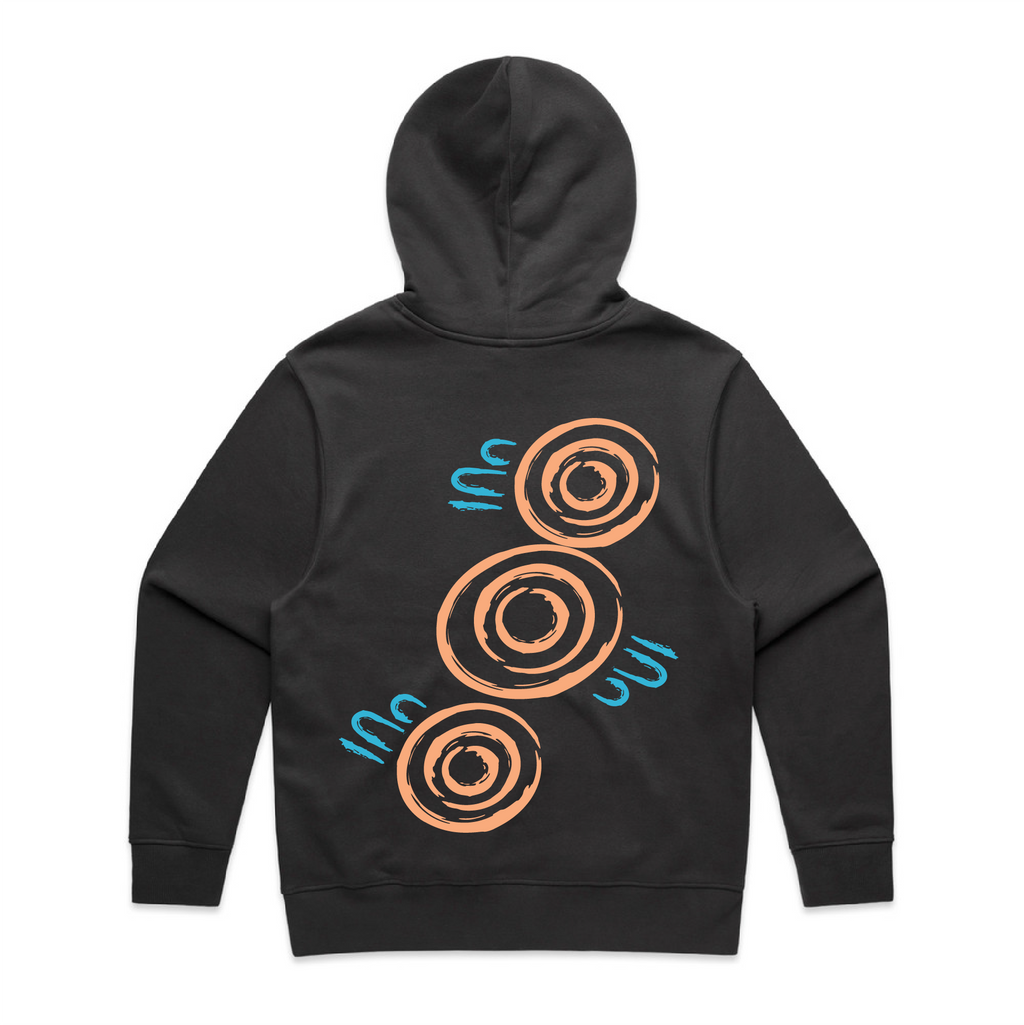 Wa-Nganjin Hoodie - Coal