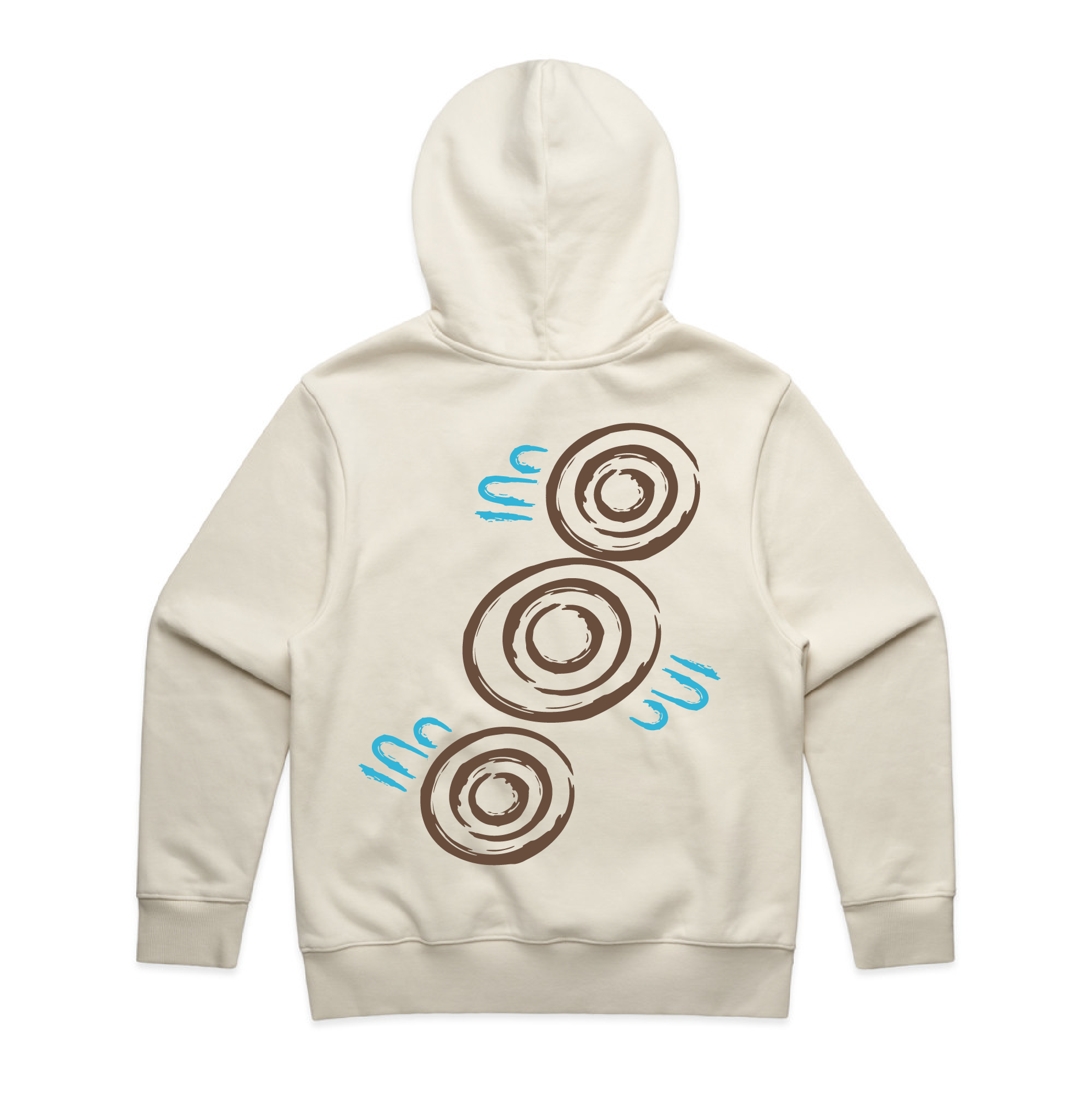 Wa-Nganjin Hoodie - Ecru